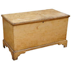 English Original Painted Blanket Box