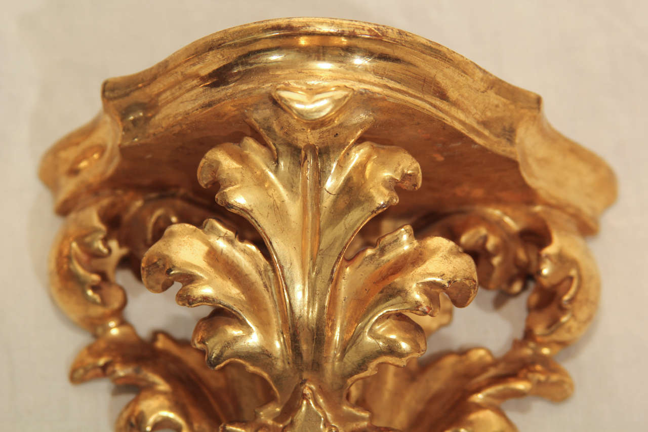 Carved Italian Wall Brackets
