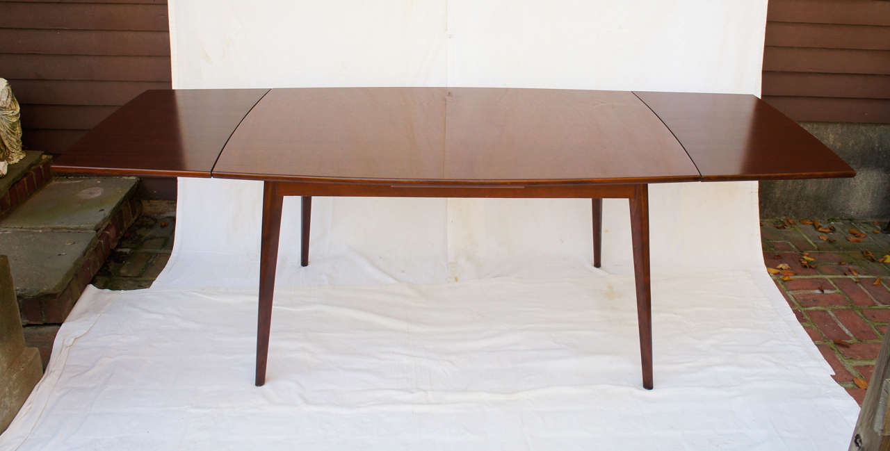 German Mid Century Dining Set with 6 Chairs by Habeo at 1stDibs