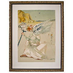 Artist proof Salvador Dali Lithograph