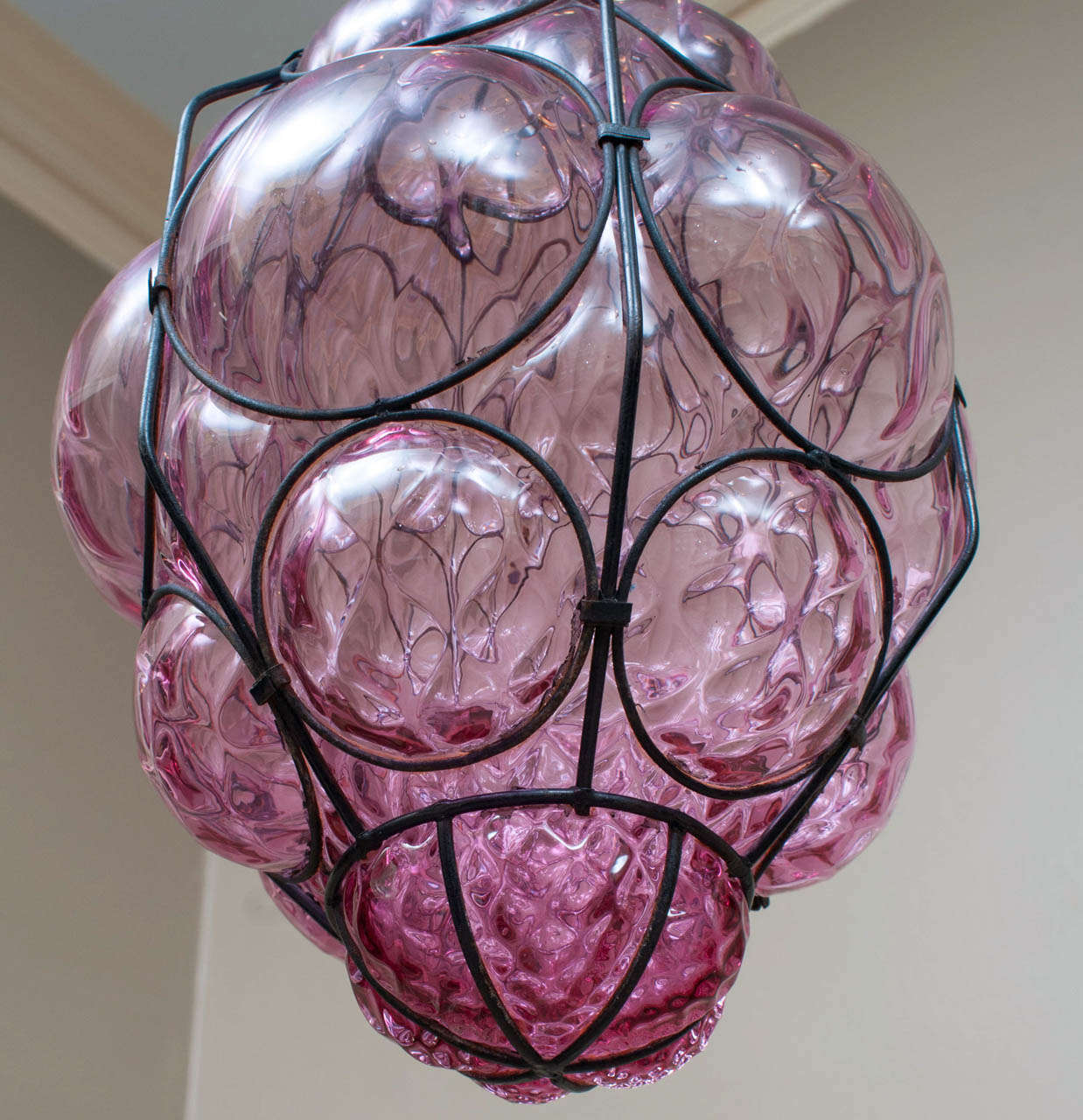 Italian Bubble Glass Lantern