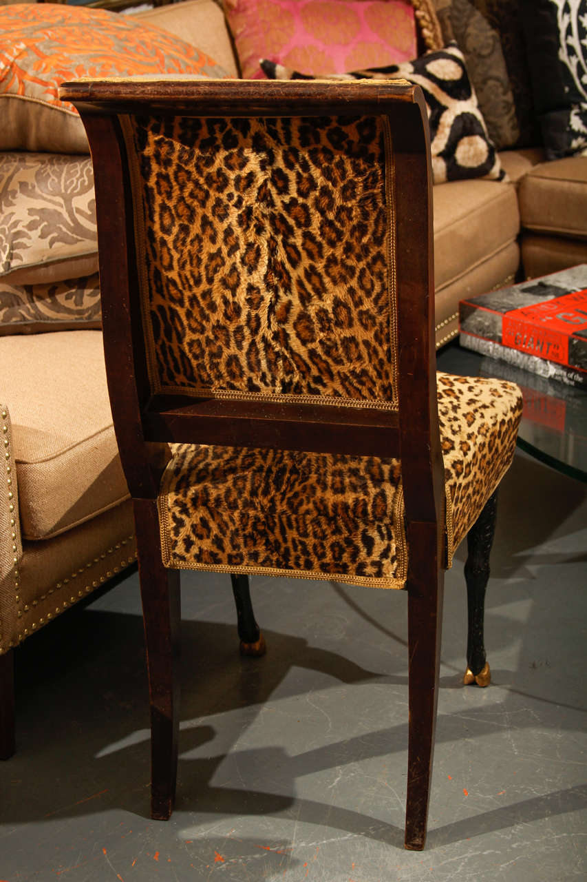 Faux Leopard Chair 2