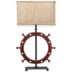 19th Century, Industrial Cog Lamp