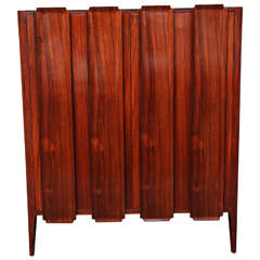 Retro Borsani Rosewood Cabinet, Made in Milan, 1950s