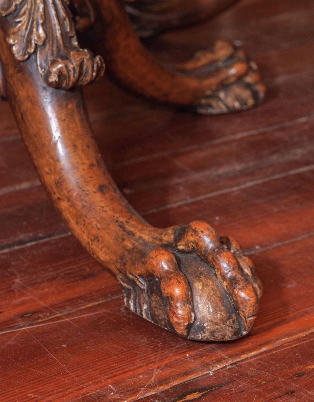 19th c. English Three Pedestal Dining Table 4