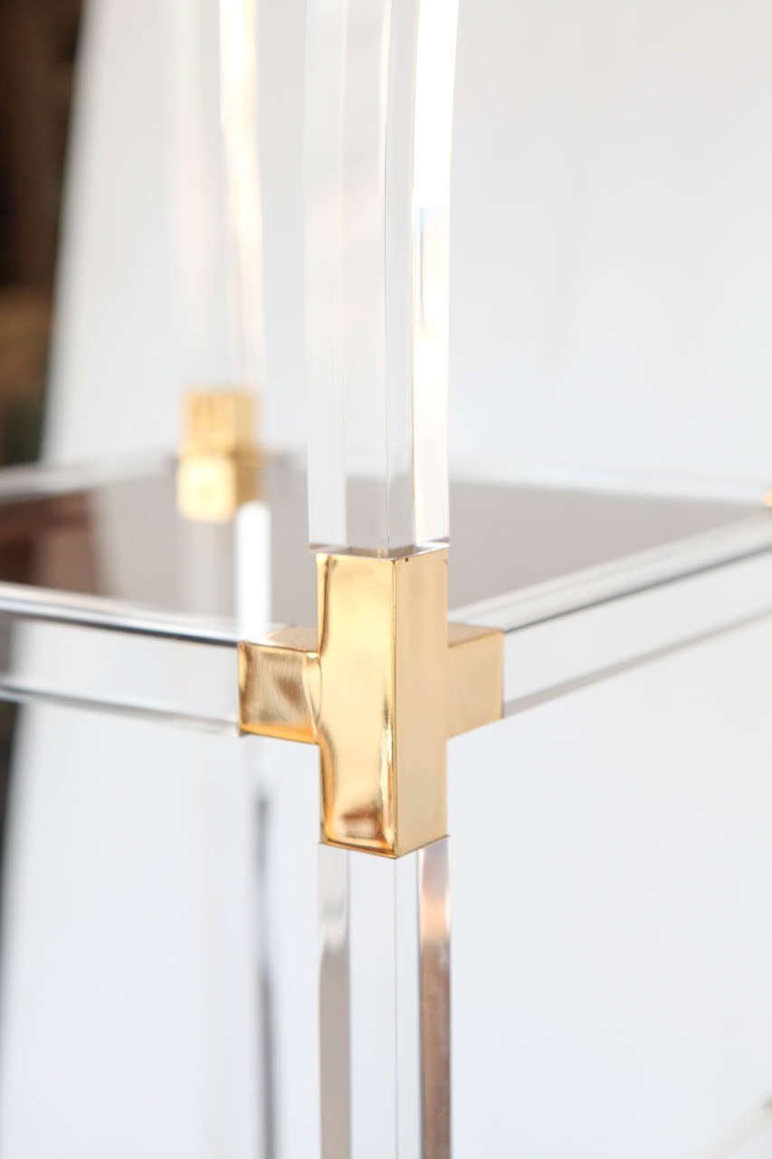 Exceptional Lucite Etagere 1