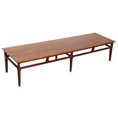 Scandinavian Teak Extra Long Coffee Table
