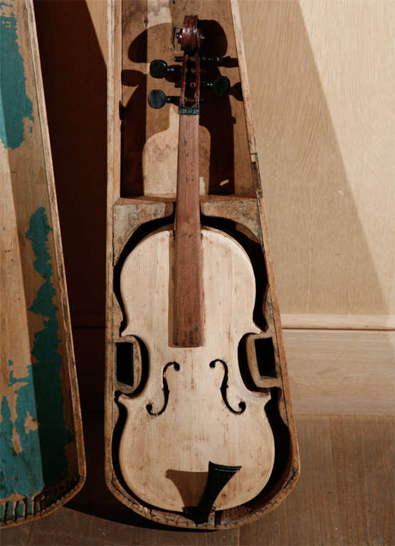 American Folk Art Violin For Sale