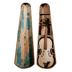 Antique Folk Art Violin