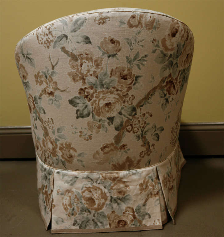 A 19th Century French Slipper Chair, Newly Upholstered 5