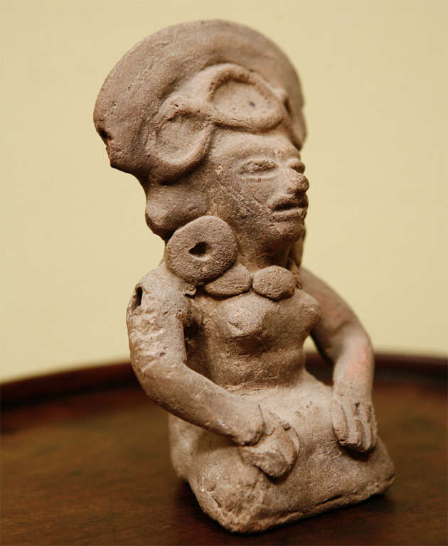 A Mayan Mold-Made Proto-Classic Figure, Eastern Yucatan, 200 BC-400 AD