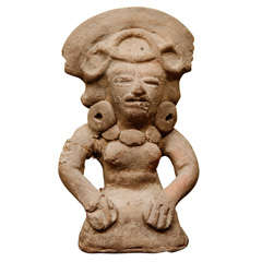 Antique A Mayan Mold-Made Proto-Classic Figure