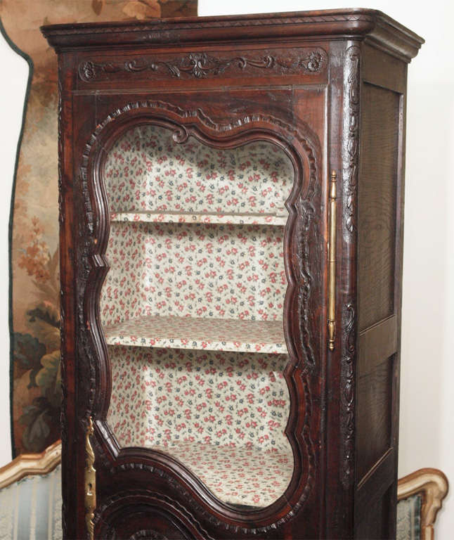 French 19TH C. BONNETIERE OF WALNUT