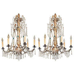 PR OF SMALL "FESTIVAL" GENOVESE CHANDELIERS
