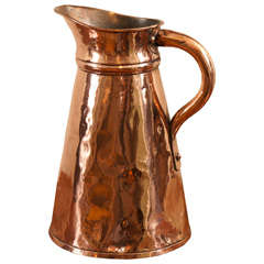 English Copper Measuring Pitcher