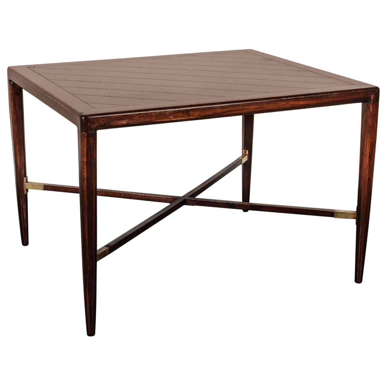 Rosewood Mid Century Cocktail Table For Sale