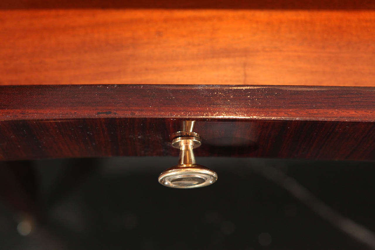 Rosewood and Gilded Console Table by Albert Fournier & Co. 2