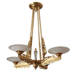 Antique Chandelier Attributed to Mueller Freres