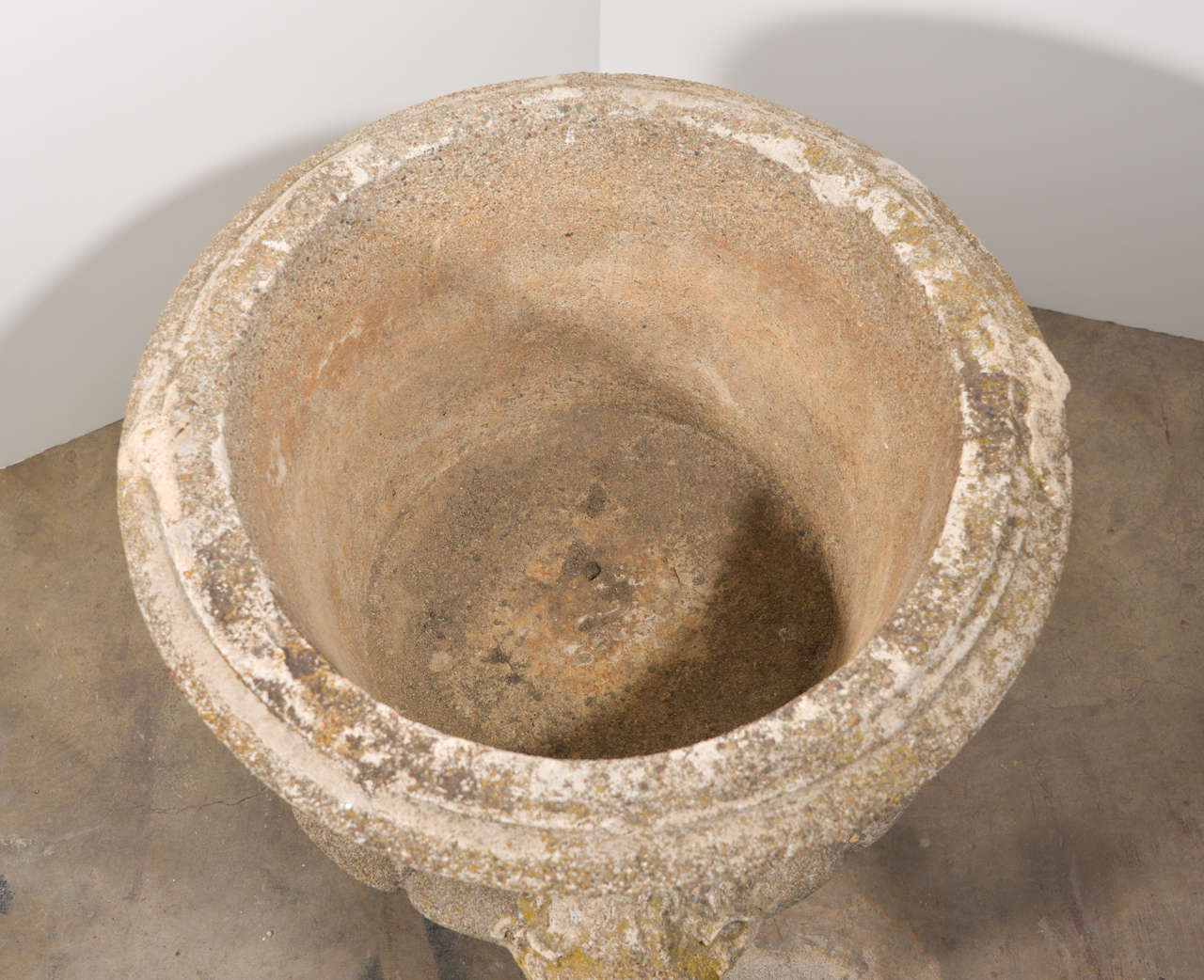 20th century italian concrete urn 1