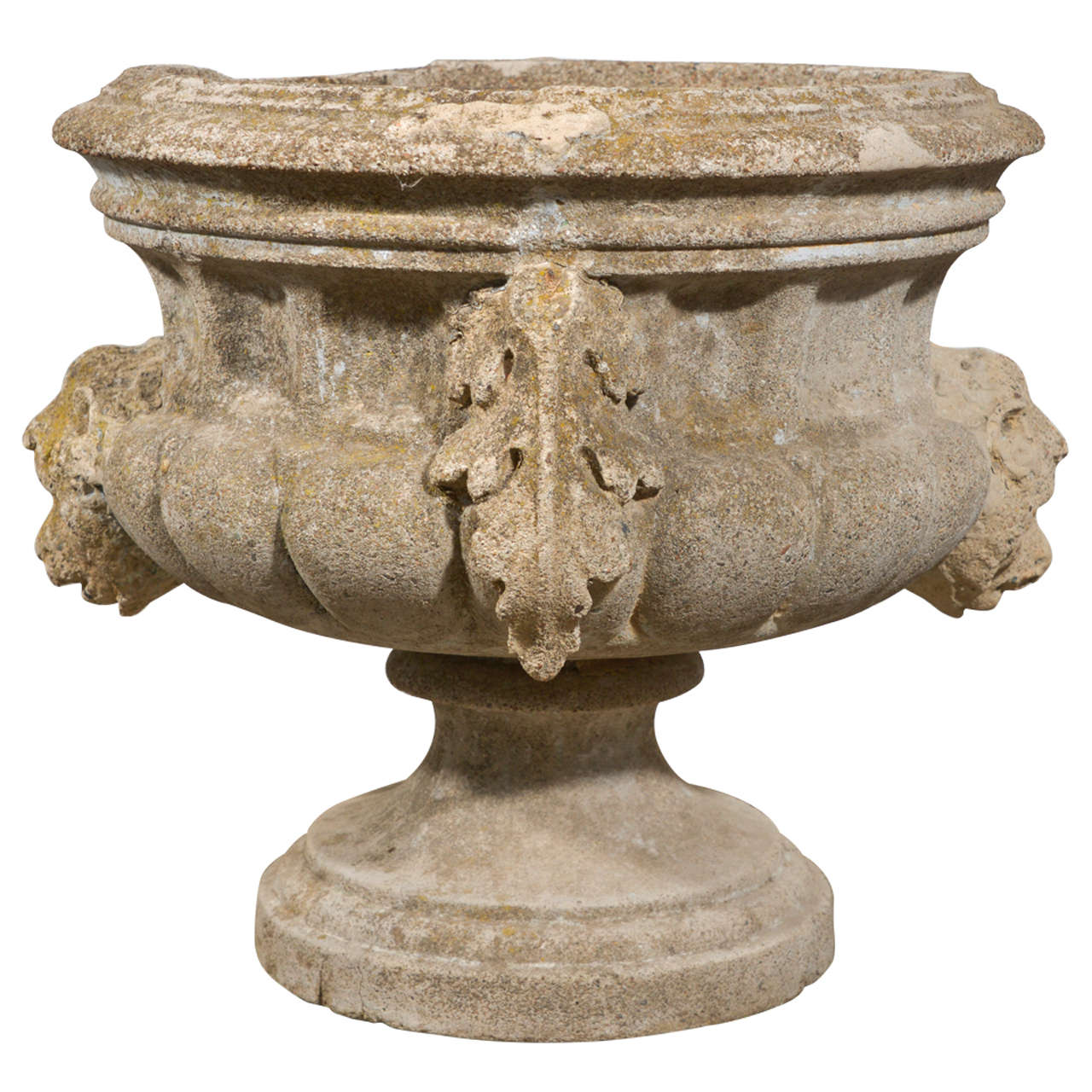 20th century italian concrete urn