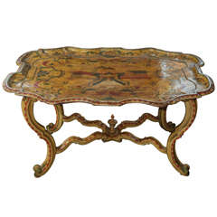 Hand-Painted, Venetian Tray Table 9