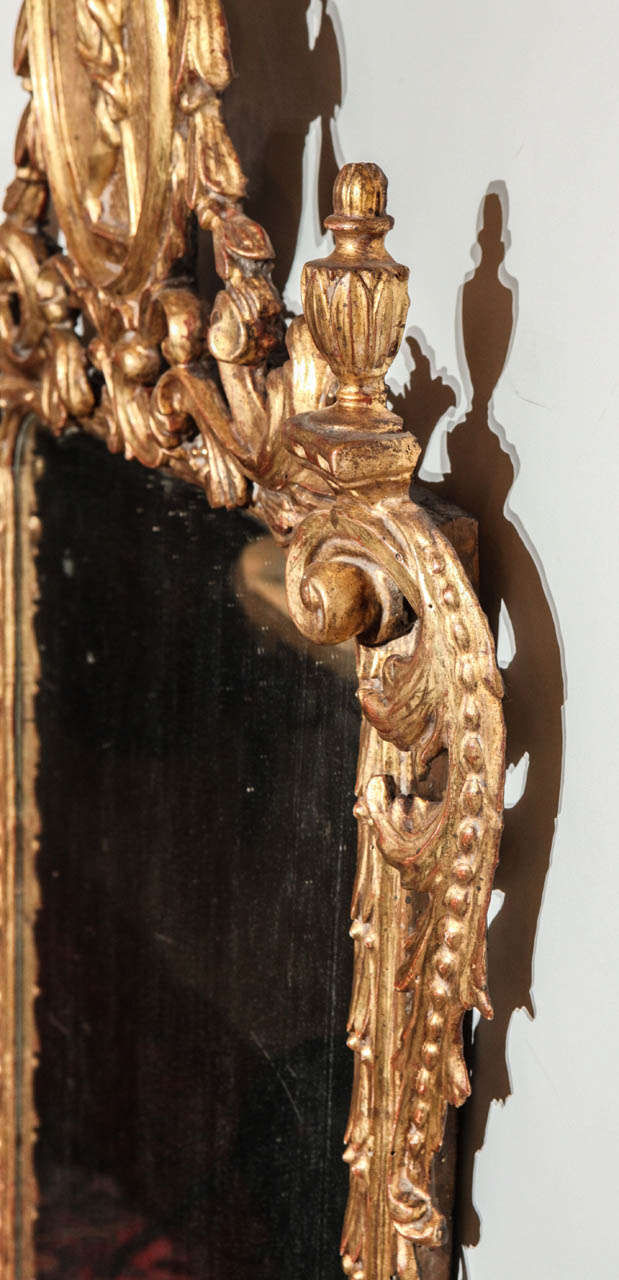 18th c., Italian, Gilt Wood Mirror For Sale 2