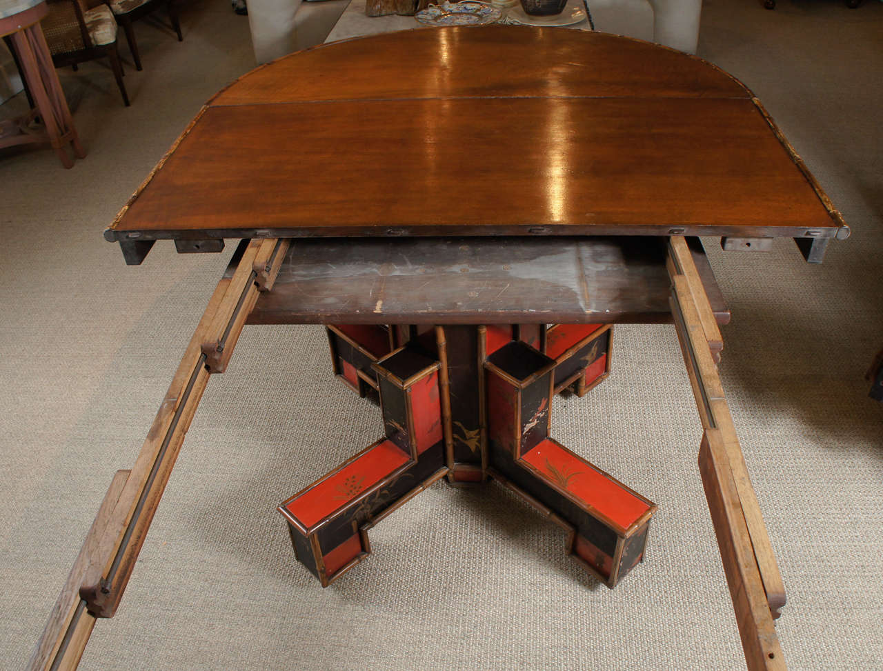 Wood A Beautiful Custom Oval Dining Table For Sale