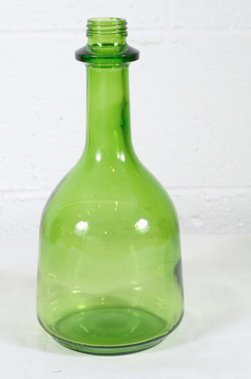 An Assortment of Green and Brown Bottles For Sale 2
