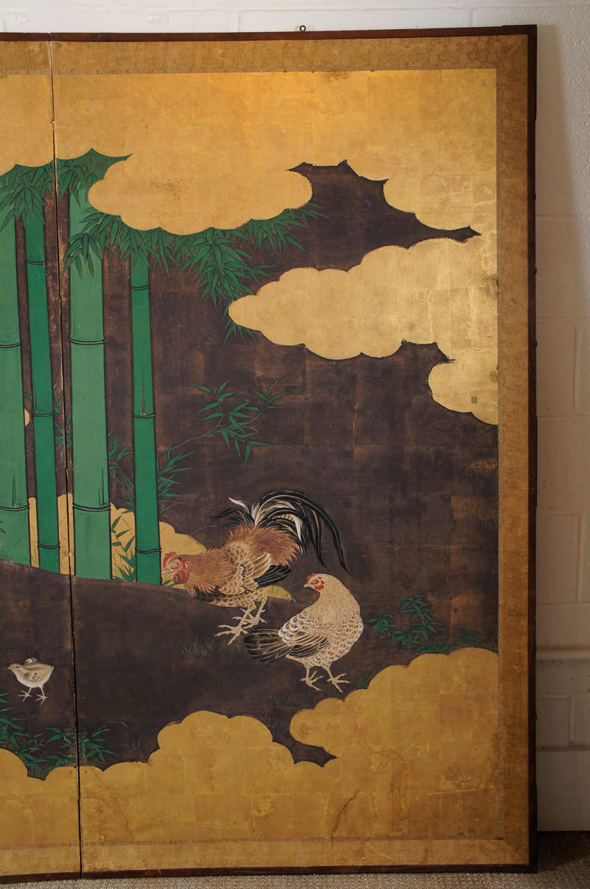 A Beautiful Japanese Wall Screen II For Sale at 1stDibs
