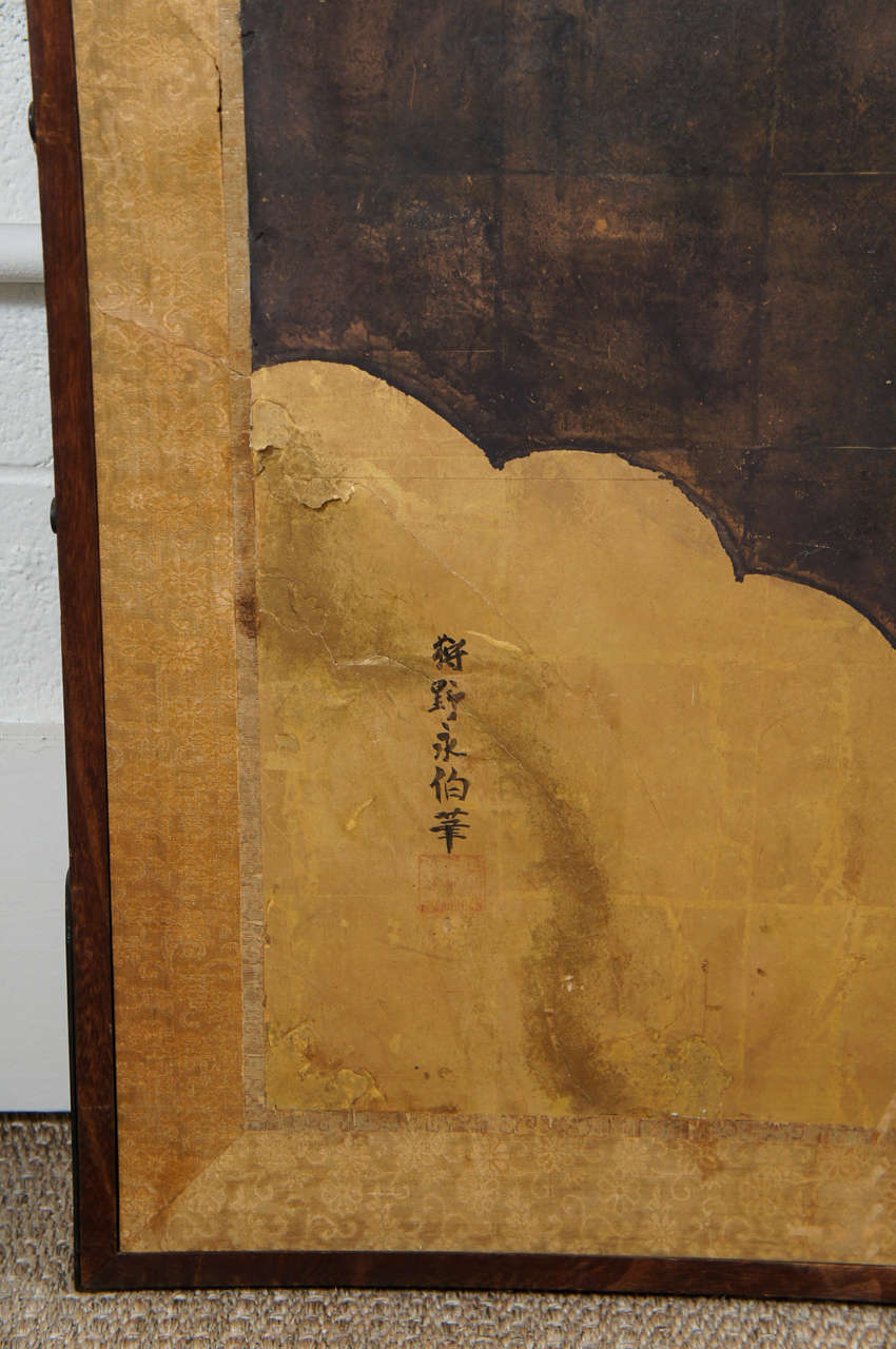A Beautiful Japanese Wall Screen II For Sale at 1stDibs