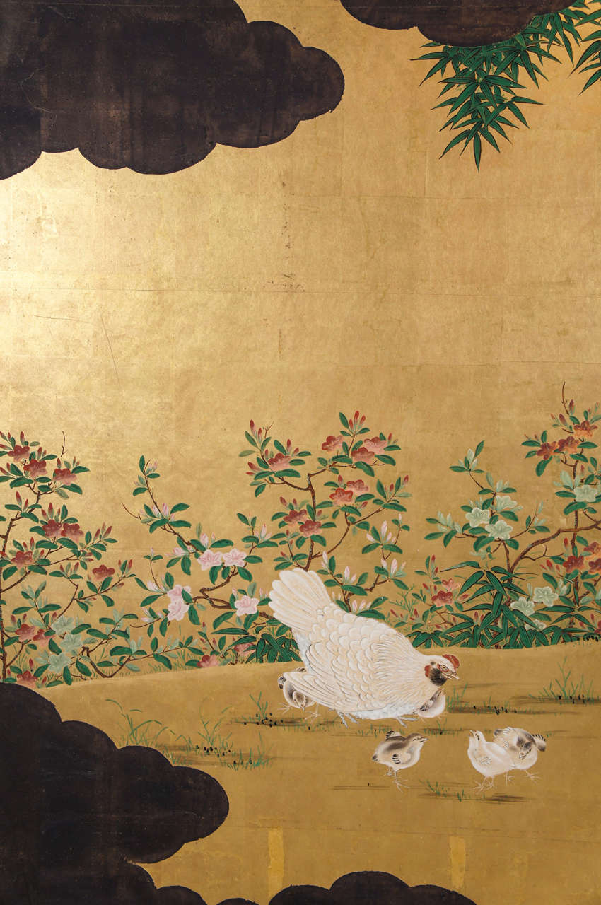 A Beautiful Japanese Wall Screen For Sale at 1stDibs