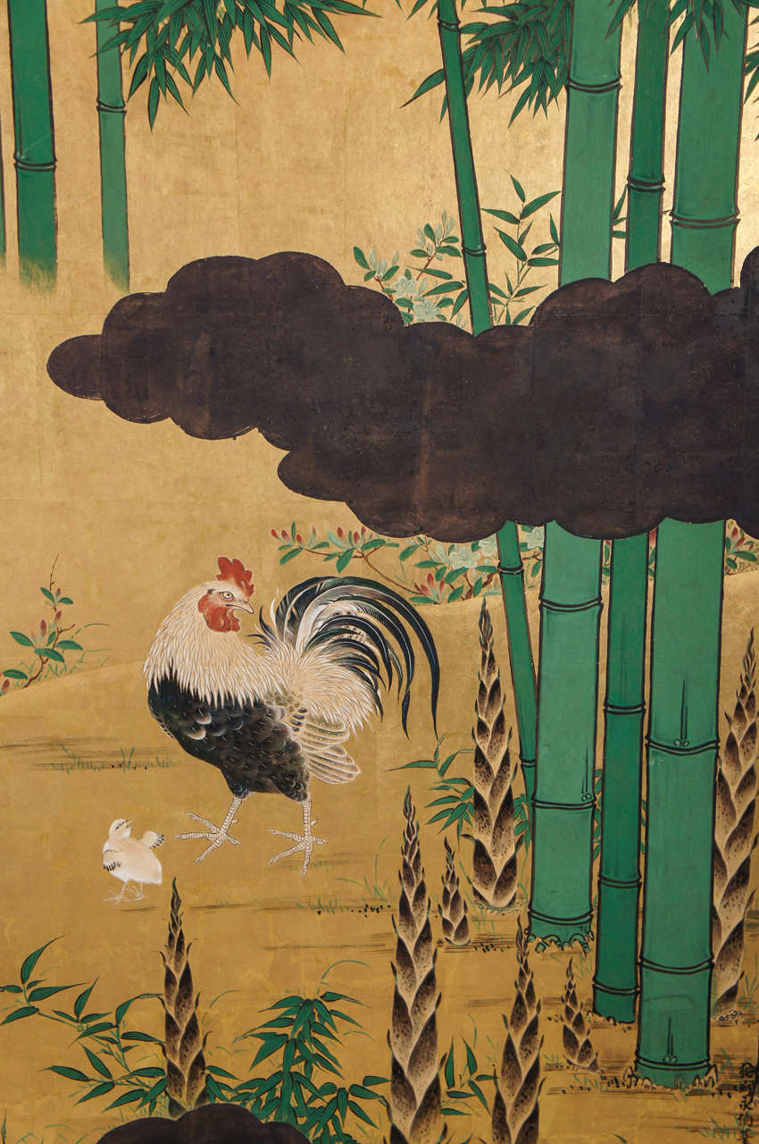 A Beautiful Japanese Wall Screen For Sale at 1stDibs