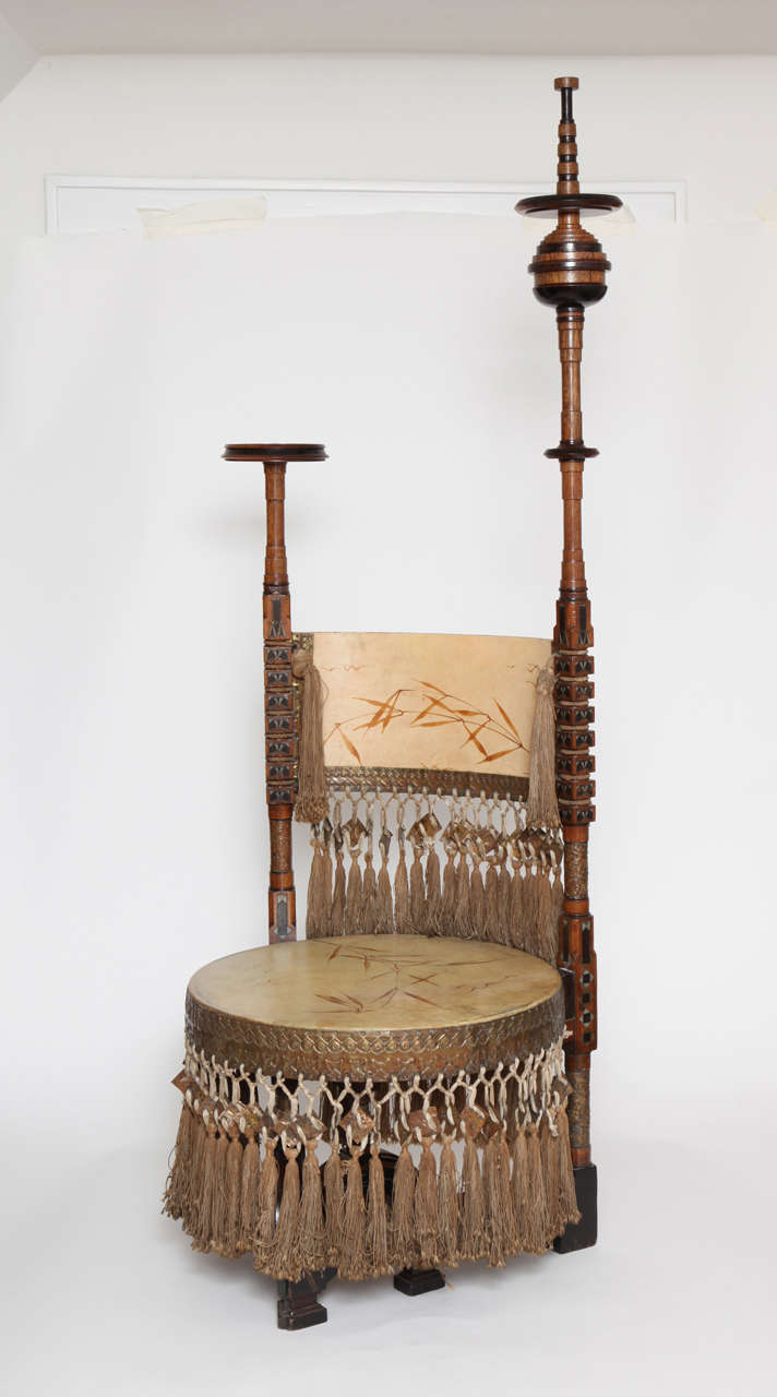 carlo bugatti throne chair price