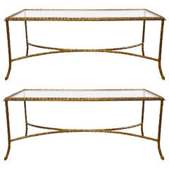Pair of Early Bagues Cocktail Tables