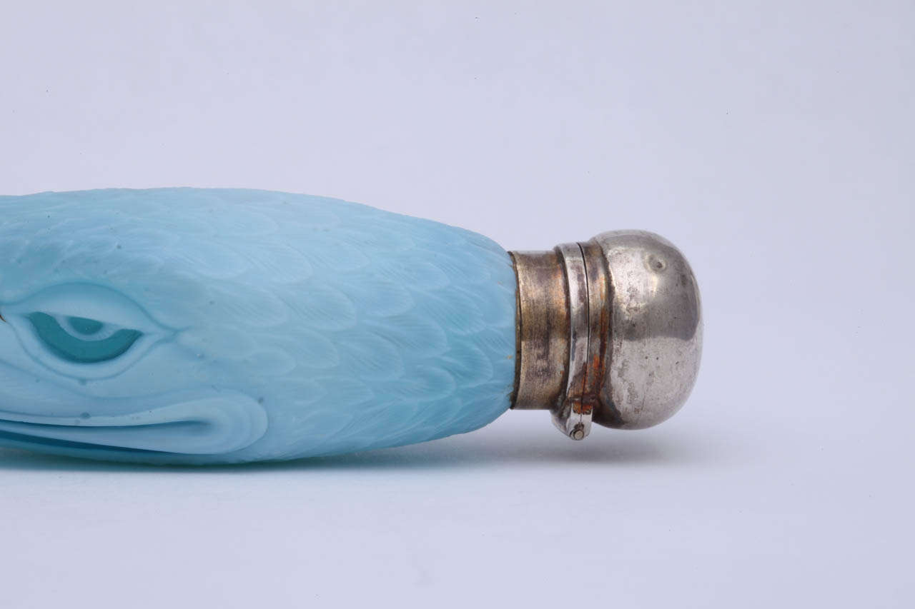 British An Important Thomas Webb & Sons Falcon's Head Scent Bottle For Sale