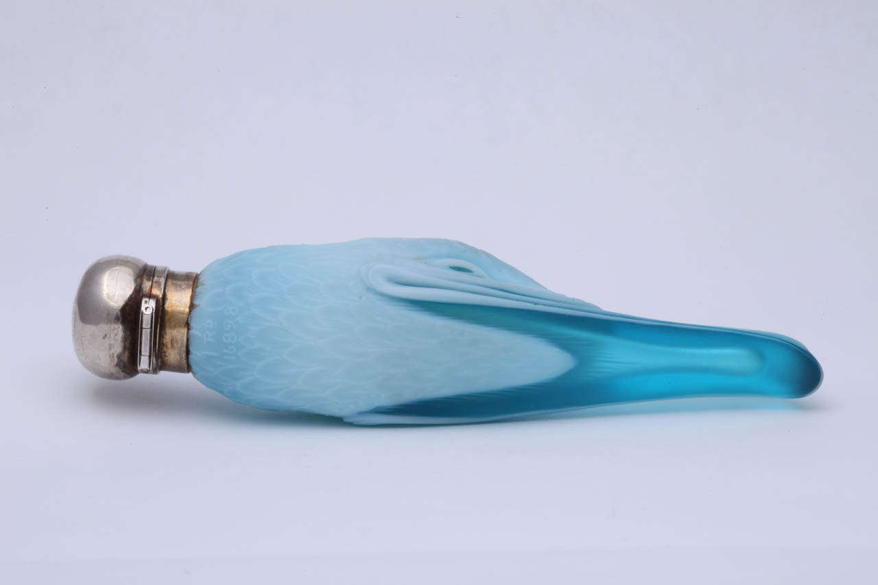 Glass An Important Thomas Webb & Sons Falcon's Head Scent Bottle For Sale