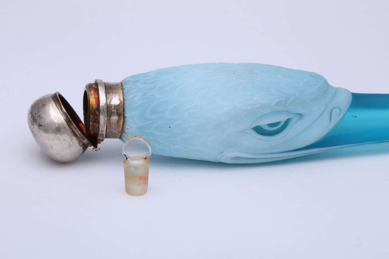 An Important Thomas Webb & Sons Falcon's Head Scent Bottle For Sale 2