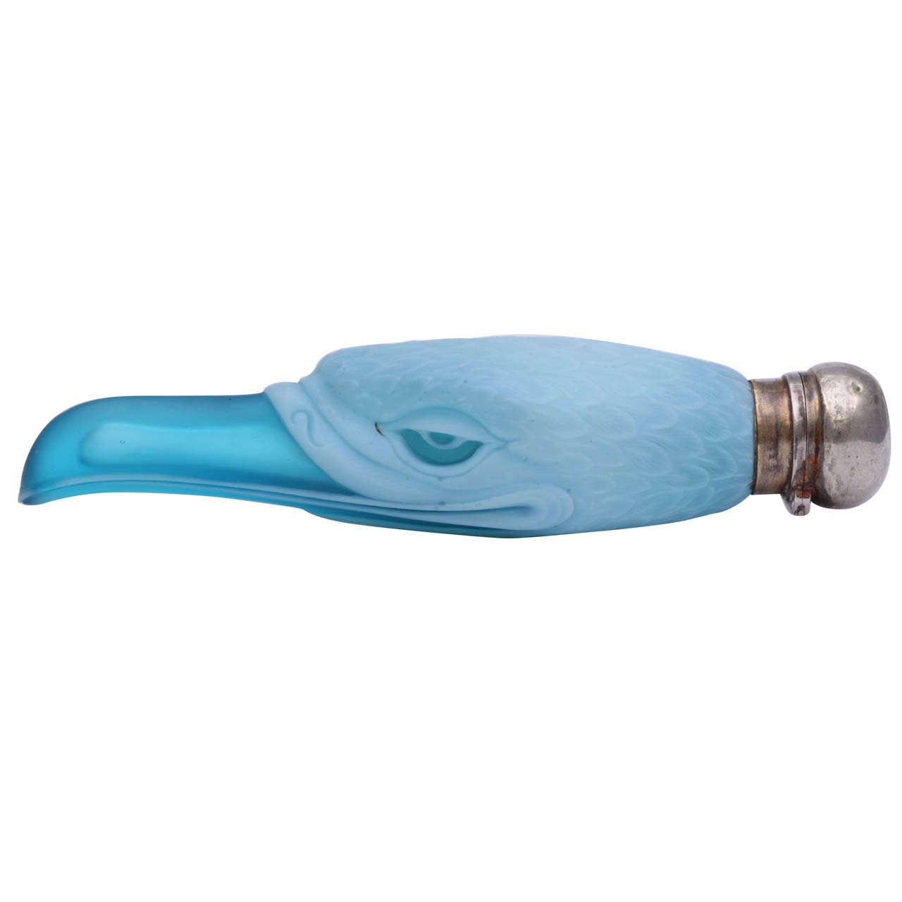 An Important Thomas Webb & Sons Falcon's Head Scent Bottle For Sale