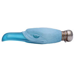 An Important Thomas Webb & Sons Falcon's Head Scent Bottle