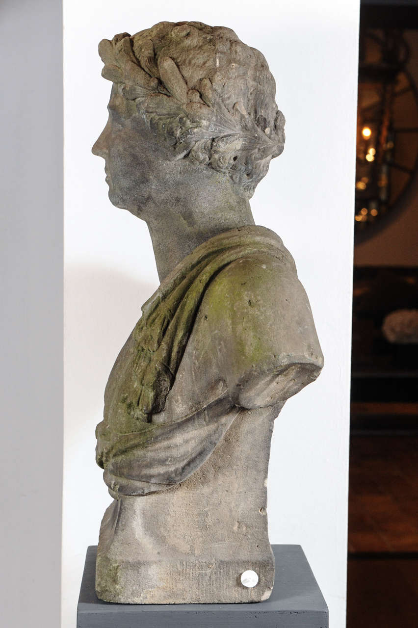 A Dutch 18th Century Bust of Young Man probably Antinous 2