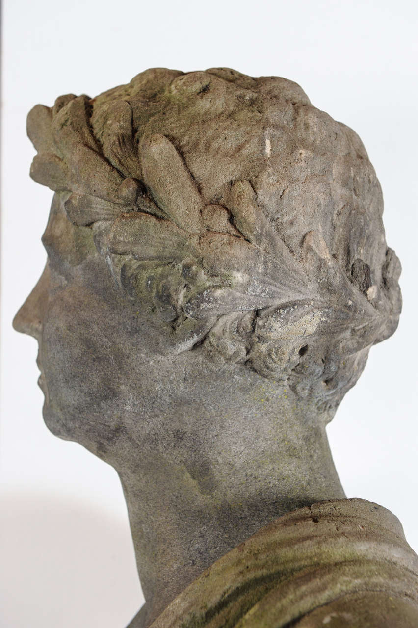 A Dutch 18th Century Bust of Young Man probably Antinous 3