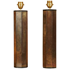 Pair of table lamps by Hans Agne Jakobsson in brass ca.1960