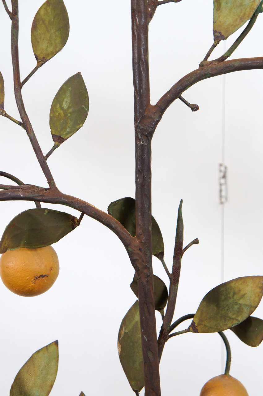 Metal Topiary Lemon Tree For Sale 1