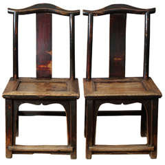 Pair of Chinese Provincial Chairs
