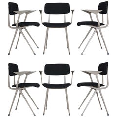 Set of 6 industrial chairs "Result" by Friso Kramer for Ahrend