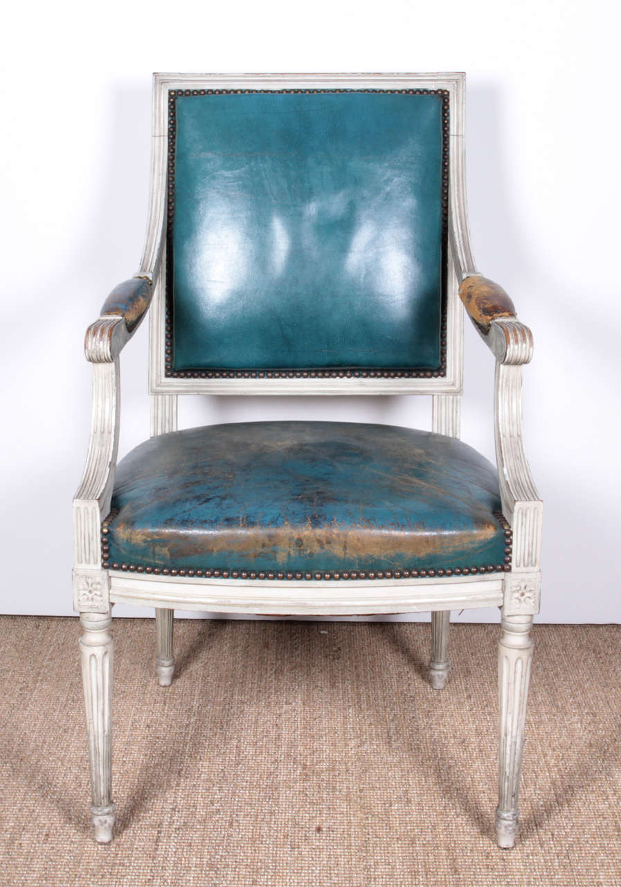 Pair of French early 20th century armchairs.