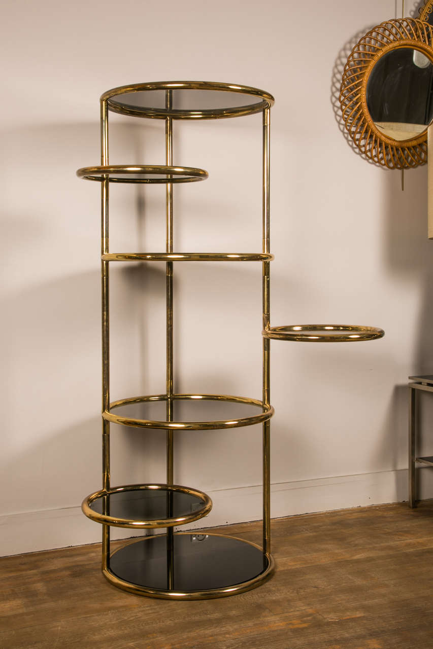 An unusual etagere or desserte, attributed to Pace.