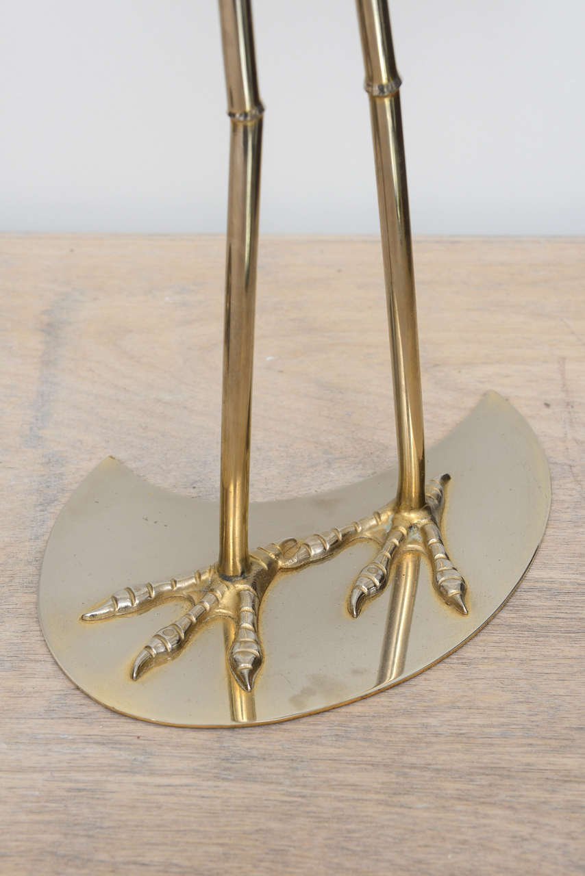 Pair of Vintage Italian Silver Plated Cranes 3
