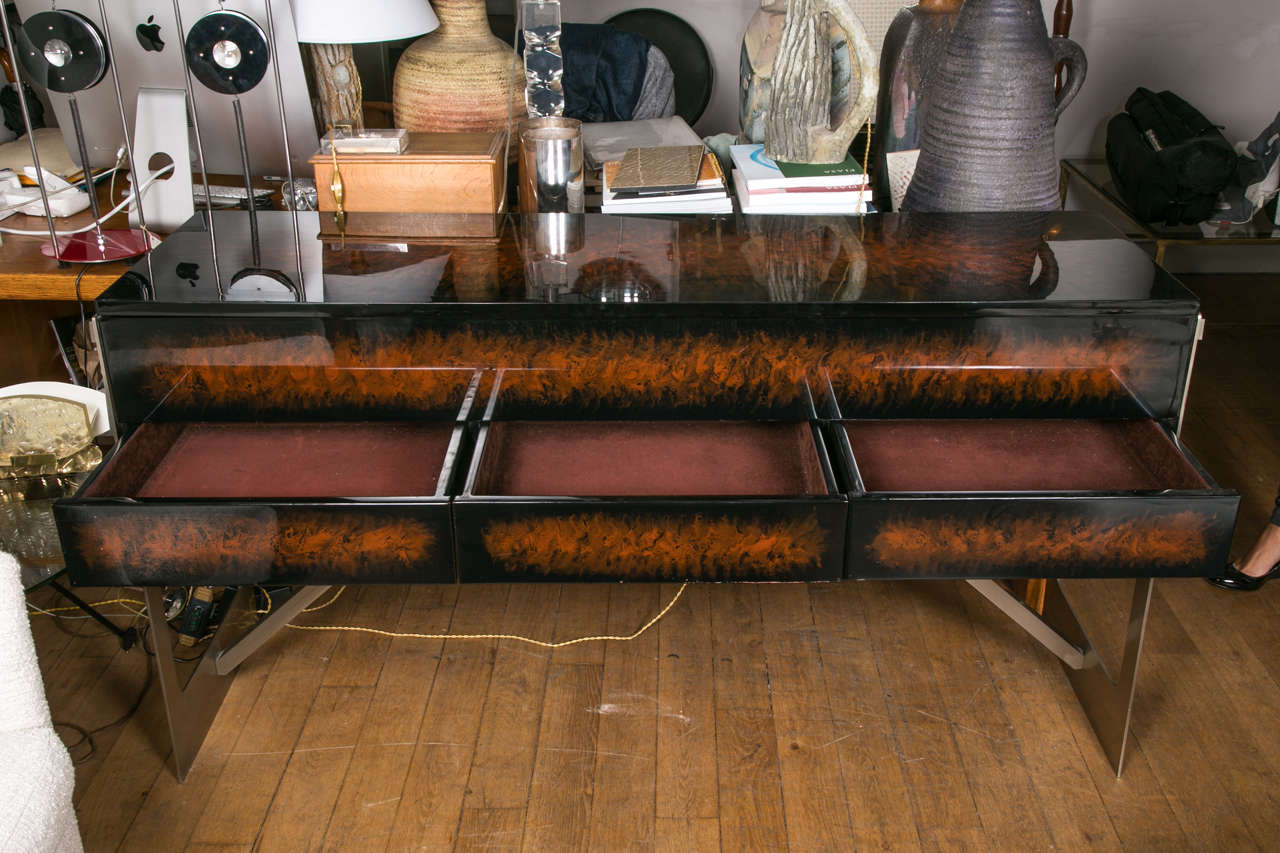 Late 20th Century Console Maison Charles For Sale