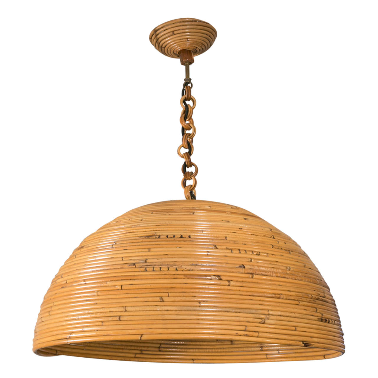 Large vintage cane chandelier at 1stDibs